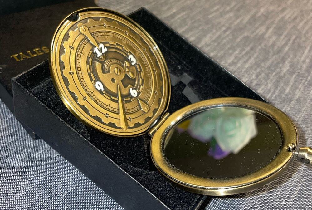 Tales of Xillia 2 Pocket Watch Type Compact Mirror-Gold- Collectors Edition